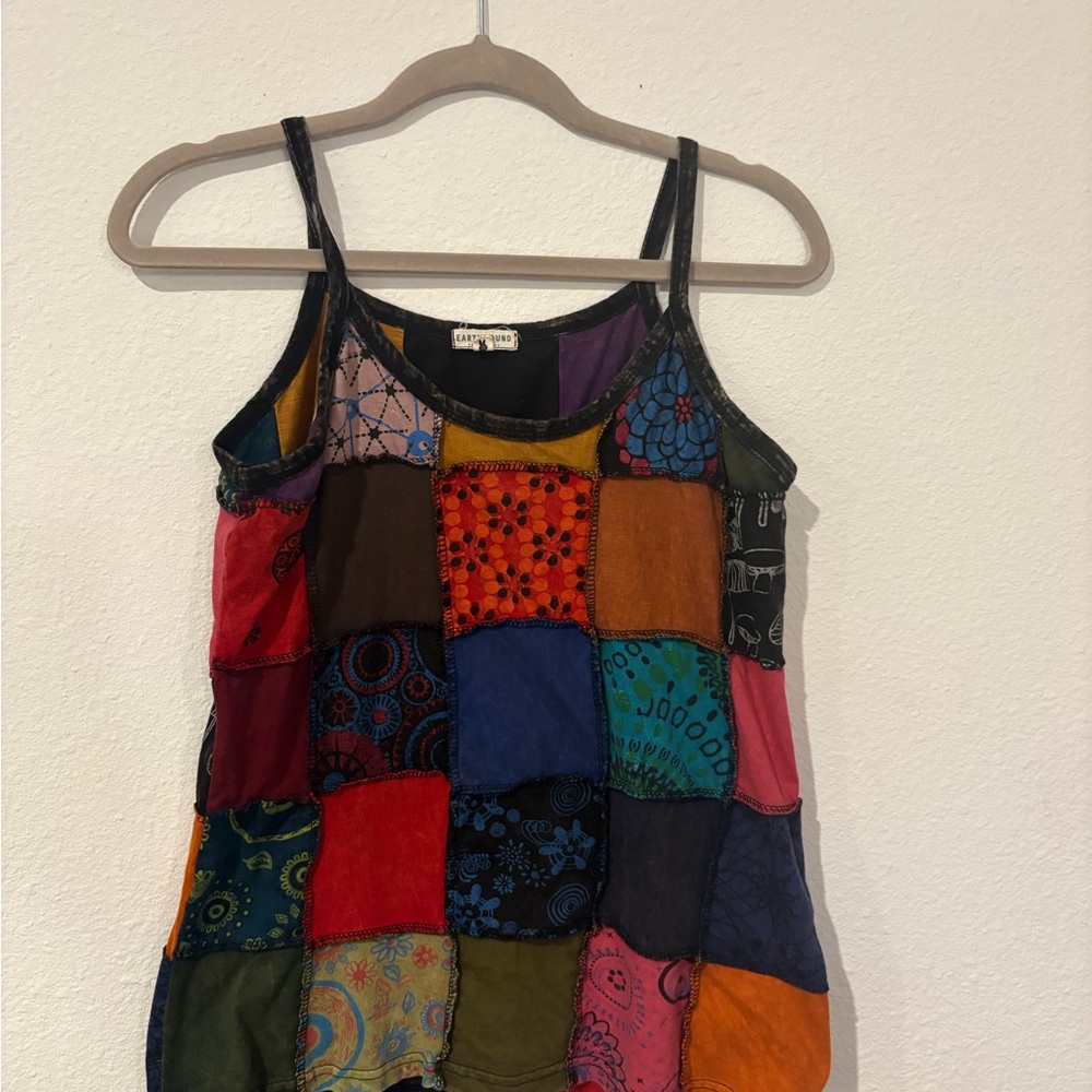 EARTHBOUND Colorful Patchwork Camisole